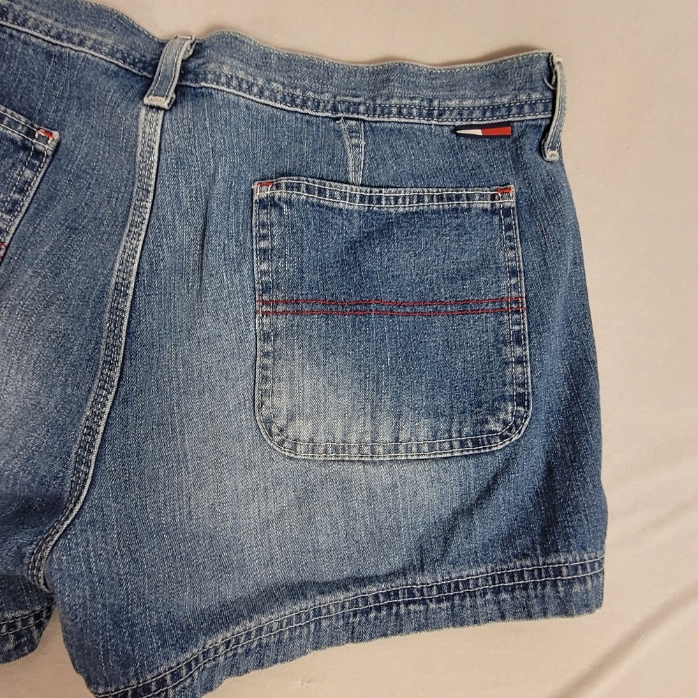 Vintage 90s Tommy Hilfiger Spellout Carge Jeans Size 13 - Picture 6 of 16